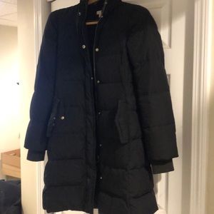 JCREW long down jacket